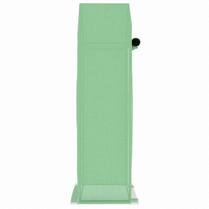 vidaXL 温室 スチールフレーム付き 0.5m2 1x0.5x1.9mホーム&ガーデン 芝&ガーデン ガーデニング グリーンハウス・温室(代引不可)