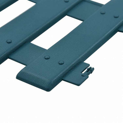 vidaXL 芝生用エッジ 25点 グリーン 10m PP製ハードウェア フェンス&バリア 庭小道・縁(代引不可)