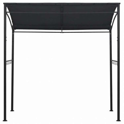 vidaXL BBQ用 ガゼボ 215x150x220cm アントラシート スチール製ホーム&ガーデン 芝&ガーデン アウトドアリビング アウトドアストラクチャー キャノピー・ガゼボ(代引不可)