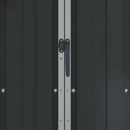 vidaXL ガーデン納屋 116x45x175cm 亜鉛メッキ鋼製 アントラシートホーム&ガーデン 芝&ガーデン アウトドアリビング アウトドアストラクチャー 日除け・ガレージ・カーポート(代引不可)