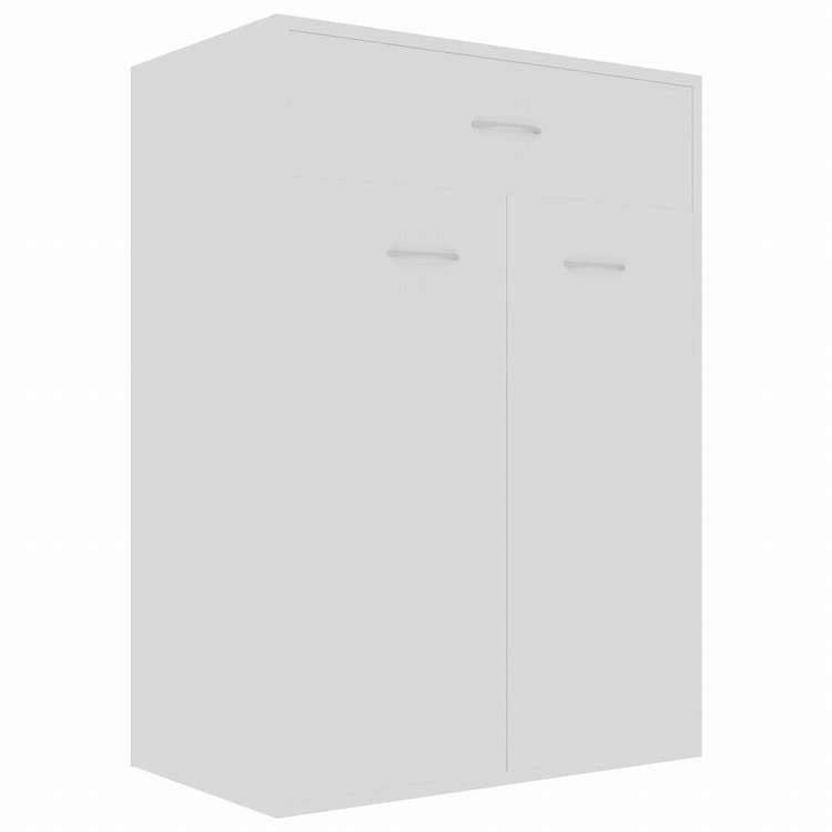 vidaXL シューズキャビネット ホワイト 60x35x84cm エンジニアリングウッドホーム&ガーデン 家事用品 収納&オーガナイザー 衣類・ワードローブ収納 シューズラック・整理収納(代引不可)