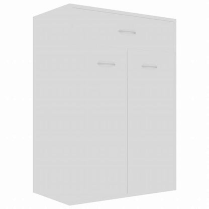 vidaXL シューズキャビネット ホワイト 60x35x84cm エンジニアリングウッドホーム&ガーデン 家事用品 収納&オーガナイザー 衣類・ワードローブ収納 シューズラック・整理収納(代引不可)