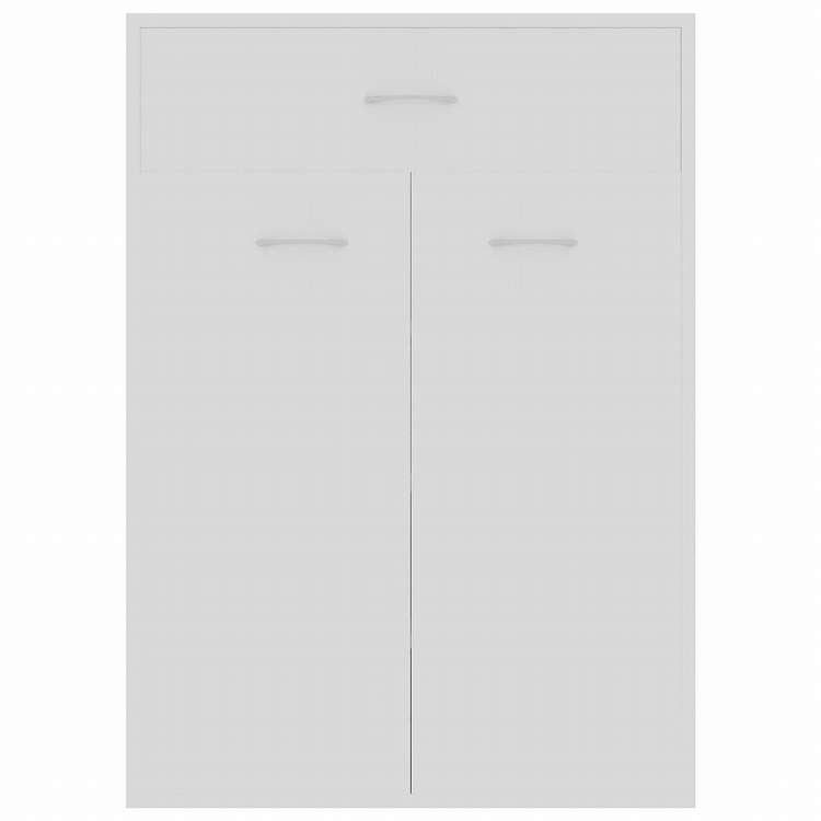 vidaXL シューズキャビネット ホワイト 60x35x84cm エンジニアリングウッドホーム&ガーデン 家事用品 収納&オーガナイザー 衣類・ワードローブ収納 シューズラック・整理収納(代引不可)