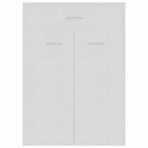 vidaXL シューズキャビネット ホワイト 60x35x84cm エンジニアリングウッドホーム&ガーデン 家事用品 収納&オーガナイザー 衣類・ワードローブ収納 シューズラック・整理収納(代引不可)