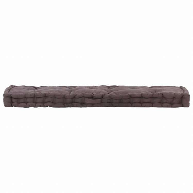 vidaXL フロアパレットソファクッション 120x40x7 cm アントラシートホーム&ガーデン デコレーション チェア・ソファクッション(代引不可)