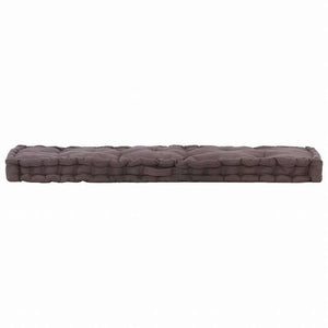 vidaXL フロアパレットソファクッション 120x40x7 cm アントラシートホーム&ガーデン デコレーション チェア・ソファクッション(代引不可)