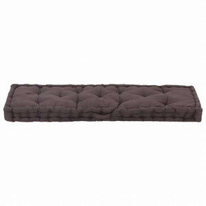 vidaXL フロアパレットソファクッション 120x40x7 cm アントラシートホーム&ガーデン デコレーション チェア・ソファクッション(代引不可)