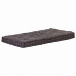 vidaXL フロアパレットソファクッション 120x80x10 cm アントラシートホーム&ガーデン デコレーション チェア・ソファクッション(代引不可)