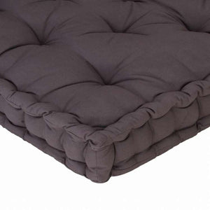 vidaXL フロアパレットソファクッション 120x80x10 cm アントラシートホーム&ガーデン デコレーション チェア・ソファクッション(代引不可)