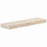 vidaXL パレットフロアクッション コットン 120x40x7 cm ベージュホーム&ガーデン デコレーション チェア・ソファクッション(代引不可)