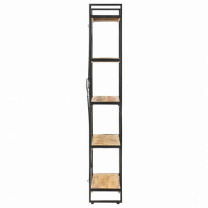 vidaXL 5段 書棚 90x30x180cm マンゴー無垢材家具 棚 本棚・オープンラック(代引不可)