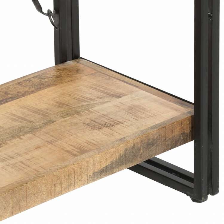 vidaXL 5段 書棚 60x30x180cm マンゴー無垢材家具 棚 本棚・オープンラック(代引不可)