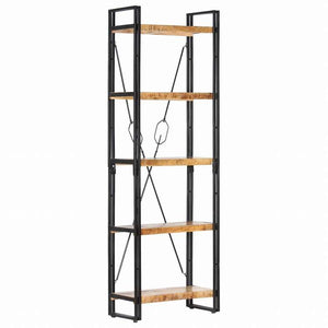 vidaXL 5段 書棚 60x30x180cm マンゴー無垢材家具 棚 本棚・オープンラック(代引不可)