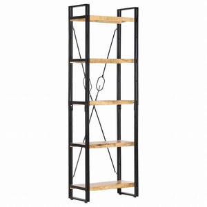 vidaXL 5段 書棚 60x30x180cm マンゴー無垢材家具 棚 本棚・オープンラック(代引不可)