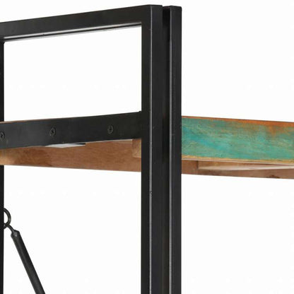 vidaXL 5段 書棚 60x30x180cm 無垢の再生木材家具 棚 本棚・オープンラック(代引不可)