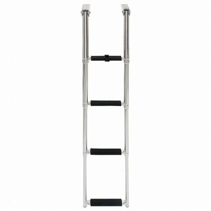 vidaXL 折りたたみ乗船はしご 4段 ステンレススチール製自動車&部品 自動車部品&アクセサリー ウォータークラフトパーツ&アクセサリ ドッキング&アンカリング ボート梯子(代引不可)