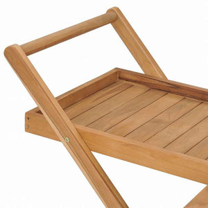 vidaXL ティートロリー チーク無垢材家具 トローリー キッチン・ダイニング トローリー(代引不可)