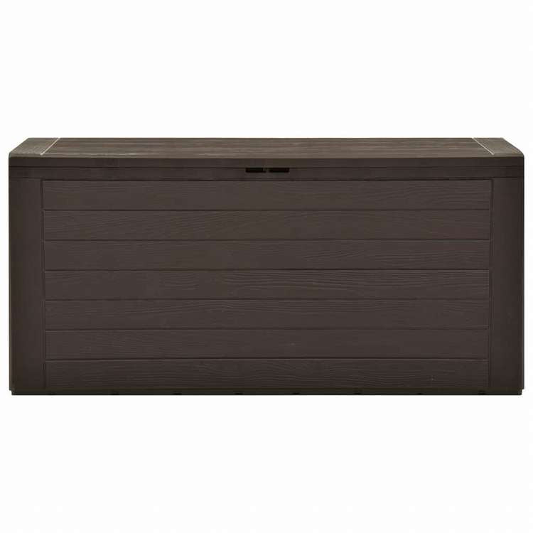 vidaXL ガーデン収納ボックス ブラウン 116x44x55 cm家具 アウトドア家具 屋外収納ボックス(代引不可)