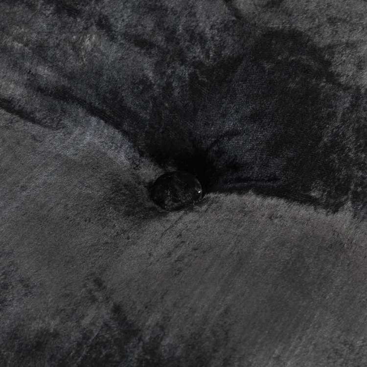 vidaXL 丸型プーフ ベルベット 40x20cm アントラシート家具 フットレスト(代引不可)