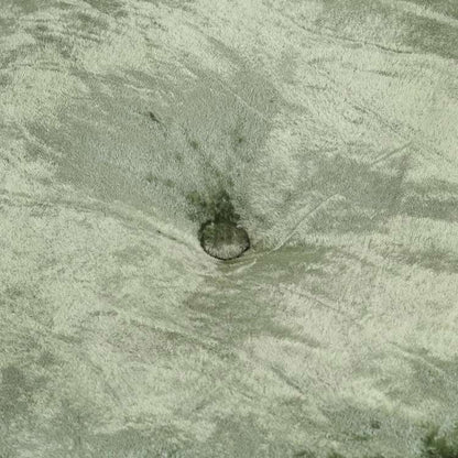 vidaXL 丸型プーフ ベルベット 40x20cm グリーン家具 フットレスト(代引不可)