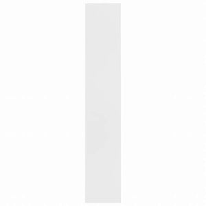 vidaXL 4段ブックキャビネット ホワイト 60x24x142cm エンジニアリングウッド家具 棚 本棚・オープンラック(代引不可)