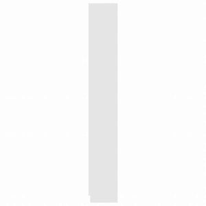 vidaXL 5段 ブックキャビネット 白色 60x24x175cm パーティクルボード家具 棚 本棚・オープンラック(代引不可)