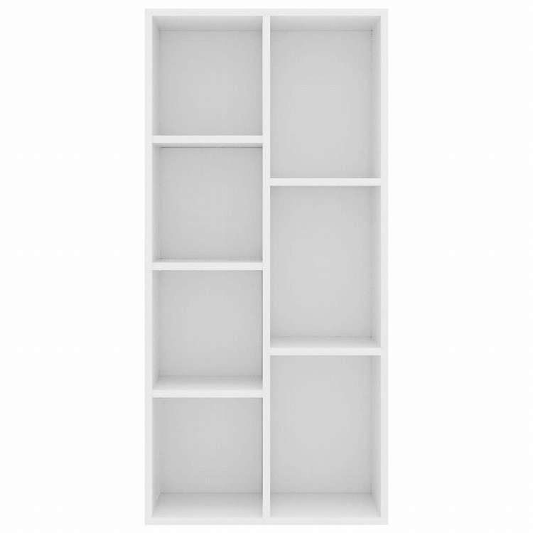 vidaXL ブックキャビネット ホワイト 50x25x106cm エンジニアリングウッド家具 棚 本棚・オープンラック(代引不可)