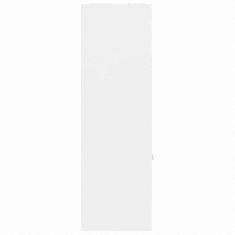 vidaXL ブックキャビネット ホワイト 98x30x98cm エンジニアリングウッド家具 棚 本棚・オープンラック(代引不可)