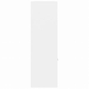 vidaXL ブックキャビネット ホワイト 98x30x98cm エンジニアリングウッド家具 棚 本棚・オープンラック(代引不可)