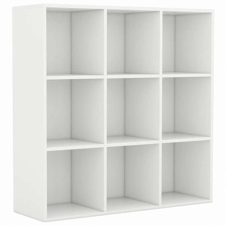 vidaXL ブックキャビネット ホワイト 98x29x97,5cm エンジニアリングウッド家具 棚 本棚・オープンラック(代引不可)