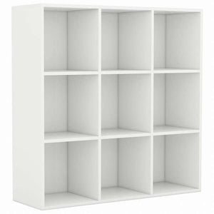 vidaXL ブックキャビネット ホワイト 98x29x97,5cm エンジニアリングウッド家具 棚 本棚・オープンラック(代引不可)