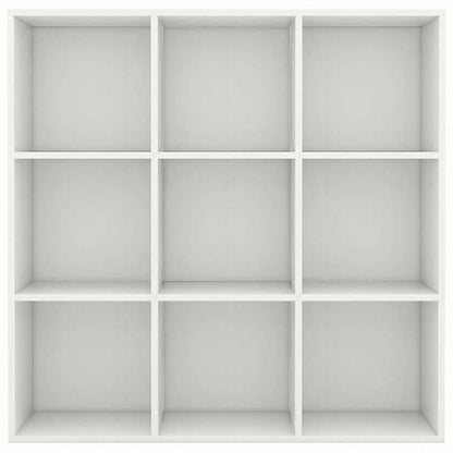 vidaXL ブックキャビネット ホワイト 98x29x97,5cm エンジニアリングウッド家具 棚 本棚・オープンラック(代引不可)