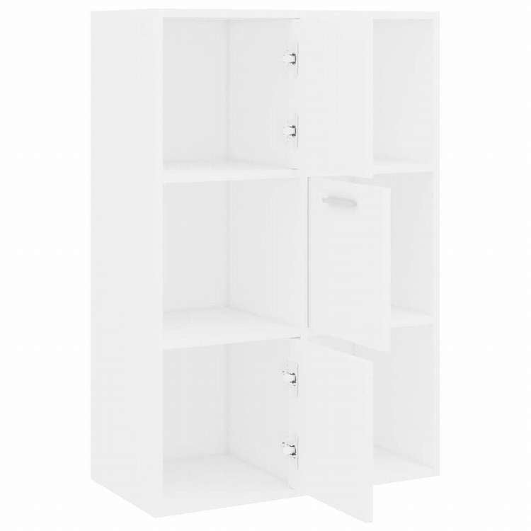 vidaXL ストレージキャビネット ホワイト 60x29.5x90cm エンジニアリングウッド家具 棚 本棚・オープンラック(代引不可)