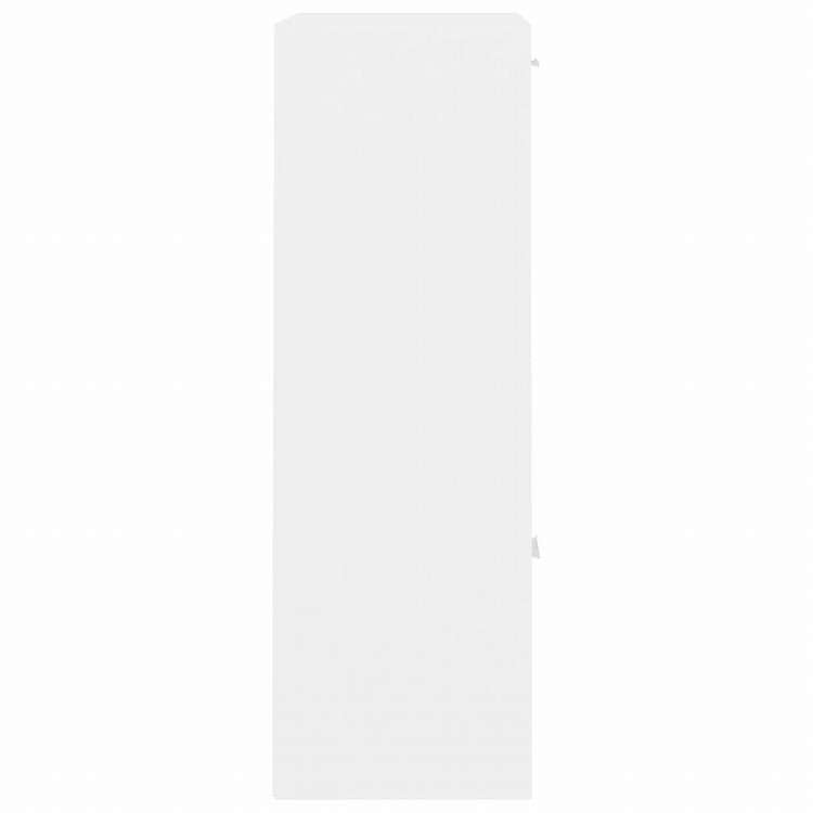 vidaXL ストレージキャビネット ホワイト 60x29.5x90cm エンジニアリングウッド家具 棚 本棚・オープンラック(代引不可)