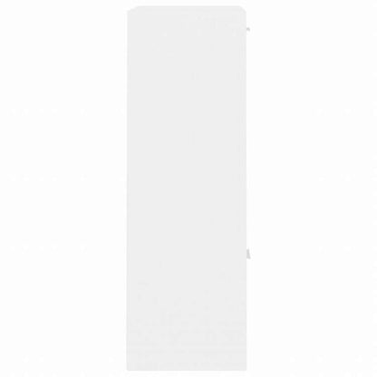 vidaXL ストレージキャビネット ホワイト 60x29.5x90cm エンジニアリングウッド家具 棚 本棚・オープンラック(代引不可)