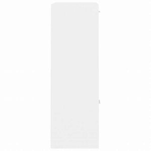 vidaXL ストレージキャビネット ホワイト 60x29.5x90cm エンジニアリングウッド家具 棚 本棚・オープンラック(代引不可)