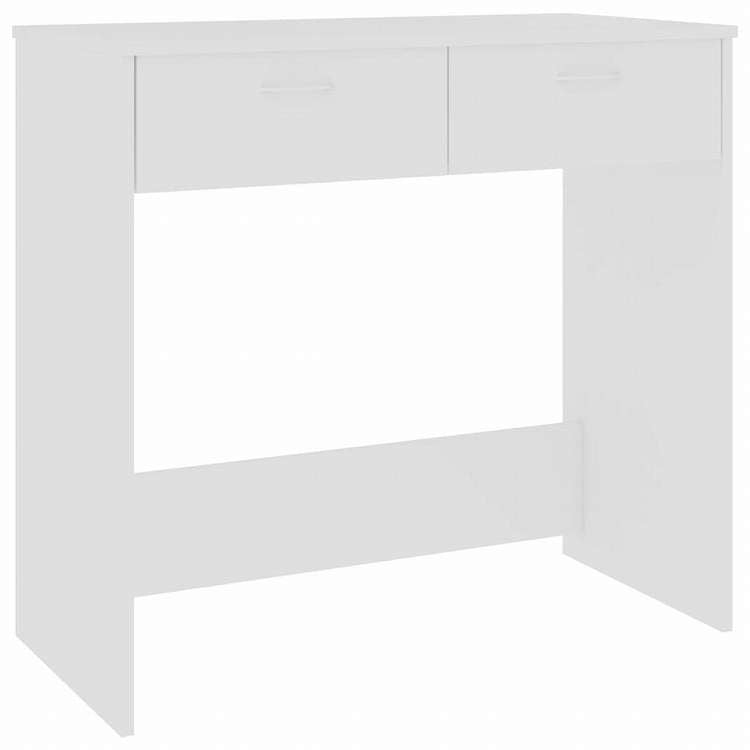 vidaXL デスク ホワイト 80x40x75cm エンジニアリングウッド家具 オフィス家具 デスク(代引不可)