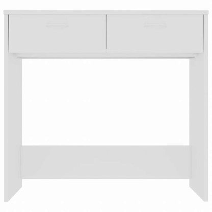 vidaXL デスク ホワイト 80x40x75cm エンジニアリングウッド家具 オフィス家具 デスク(代引不可)