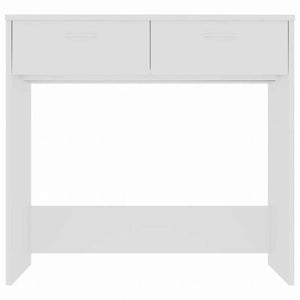 vidaXL デスク ホワイト 80x40x75cm エンジニアリングウッド家具 オフィス家具 デスク(代引不可)