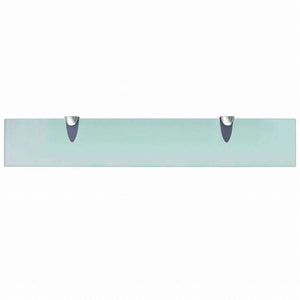 vidaXL 壁掛け棚 2点 ガラス 60x10 cm 8 mm家具 棚 壁面収納棚・壁面ラック(代引不可)