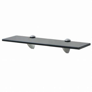vidaXL 壁掛け棚 2点 ガラス 40x10 cm 8 mm家具 棚 壁面収納棚・壁面ラック(代引不可)