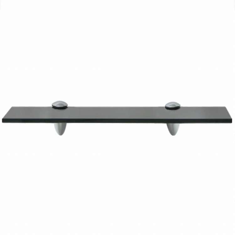 vidaXL 壁掛け棚 2点 ガラス 40x10 cm 8 mm家具 棚 壁面収納棚・壁面ラック(代引不可)