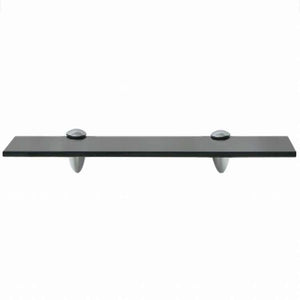 vidaXL 壁掛け棚 2点 ガラス 40x10 cm 8 mm家具 棚 壁面収納棚・壁面ラック(代引不可)