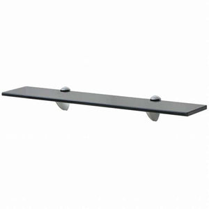 vidaXL 壁掛け棚 2点 ガラス 60x10 cm 8 mm家具 棚 壁面収納棚・壁面ラック(代引不可)