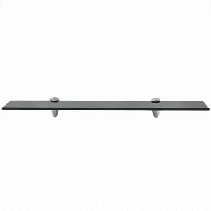 vidaXL 壁掛け棚 2点 ガラス 60x10 cm 8 mm家具 棚 壁面収納棚・壁面ラック(代引不可)