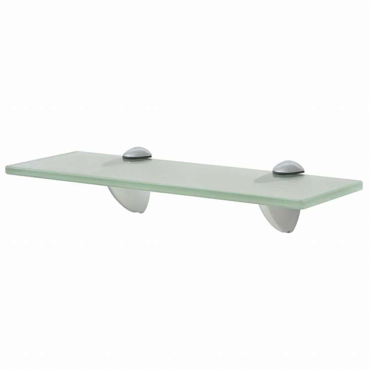 vidaXL 壁掛け棚 2点 ガラス 30x10 cm 8 mm家具 棚 壁面収納棚・壁面ラック(代引不可)