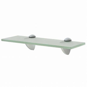vidaXL 壁掛け棚 2点 ガラス 30x10 cm 8 mm家具 棚 壁面収納棚・壁面ラック(代引不可)
