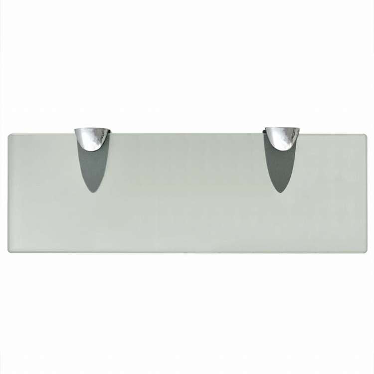 vidaXL 壁掛け棚 2点 ガラス 30x10 cm 8 mm家具 棚 壁面収納棚・壁面ラック(代引不可)