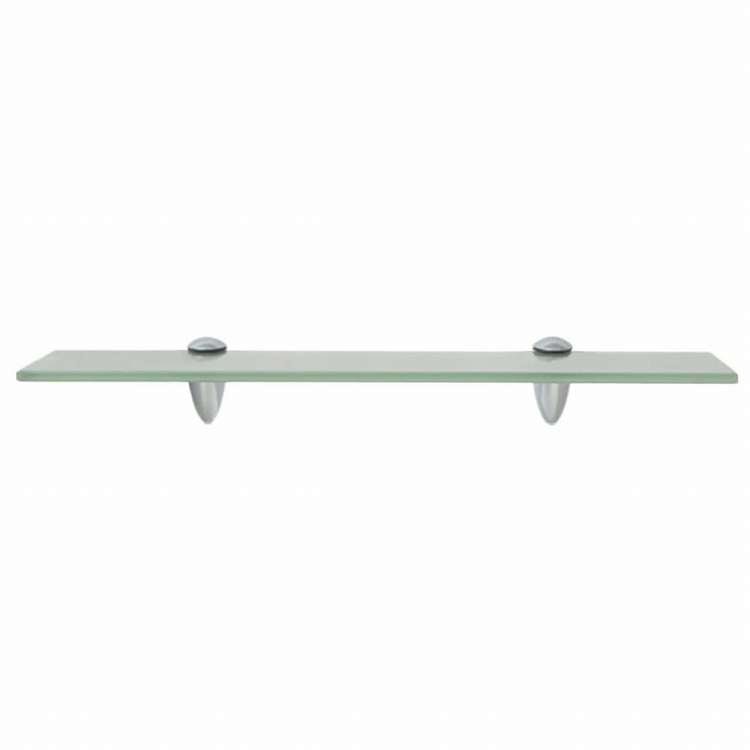 vidaXL 壁掛け棚 2点 ガラス 50x10 cm 8 mm家具 棚 壁面収納棚・壁面ラック(代引不可)