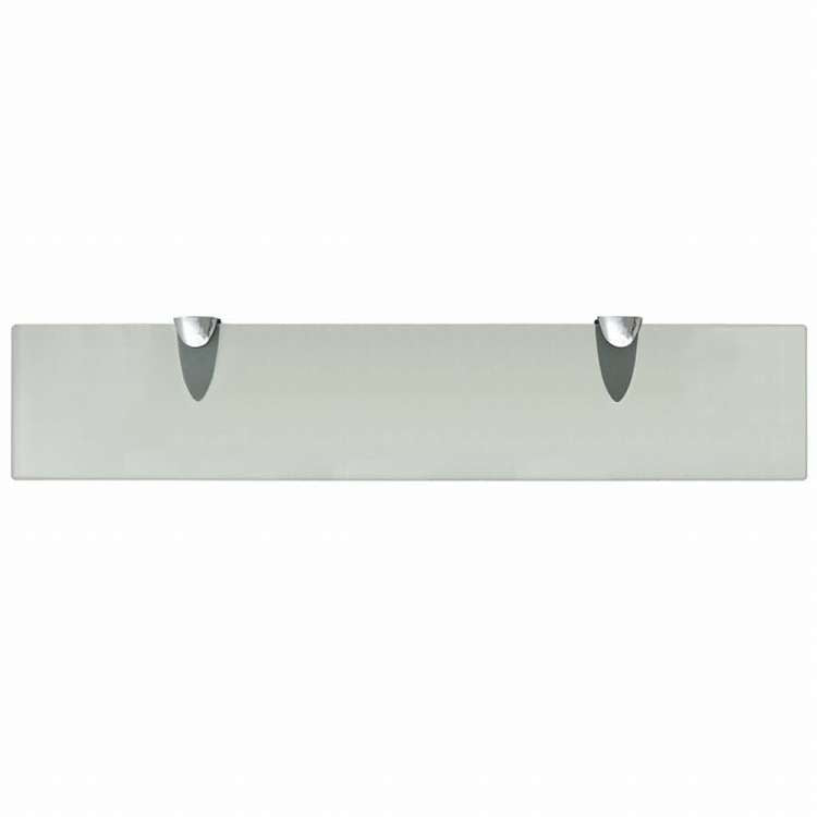 vidaXL 壁掛け棚 2点 ガラス 50x10 cm 8 mm家具 棚 壁面収納棚・壁面ラック(代引不可)